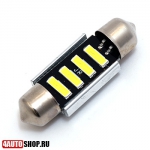  DLED Светодиодная автолампа C5W FEST 36 мм - 4 SMD 7020 (2шт.)